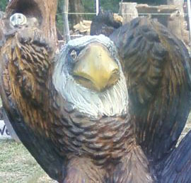 Eagle by Kerr Chainsaw Carving
